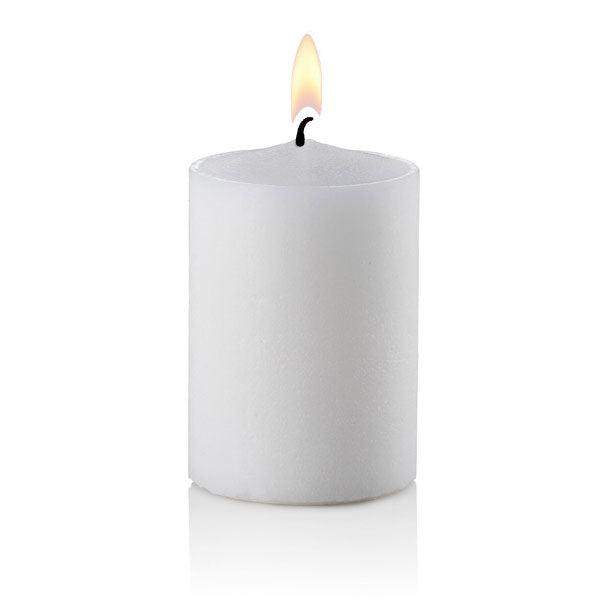 15 Hour Votive Candles, White, Unscented, Set of 144, 1 Gross-votive candles-TableTopLighting.com