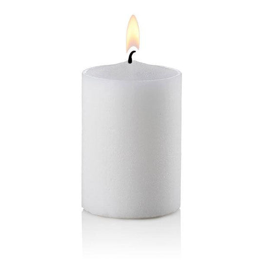 15 Hour Votive Candles, White, Unscented, Set of 144, 1 Gross-votive candles-TableTopLighting.com