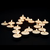 Unscented Tealight Candle Review - Testimonial for TableTopLighting.com