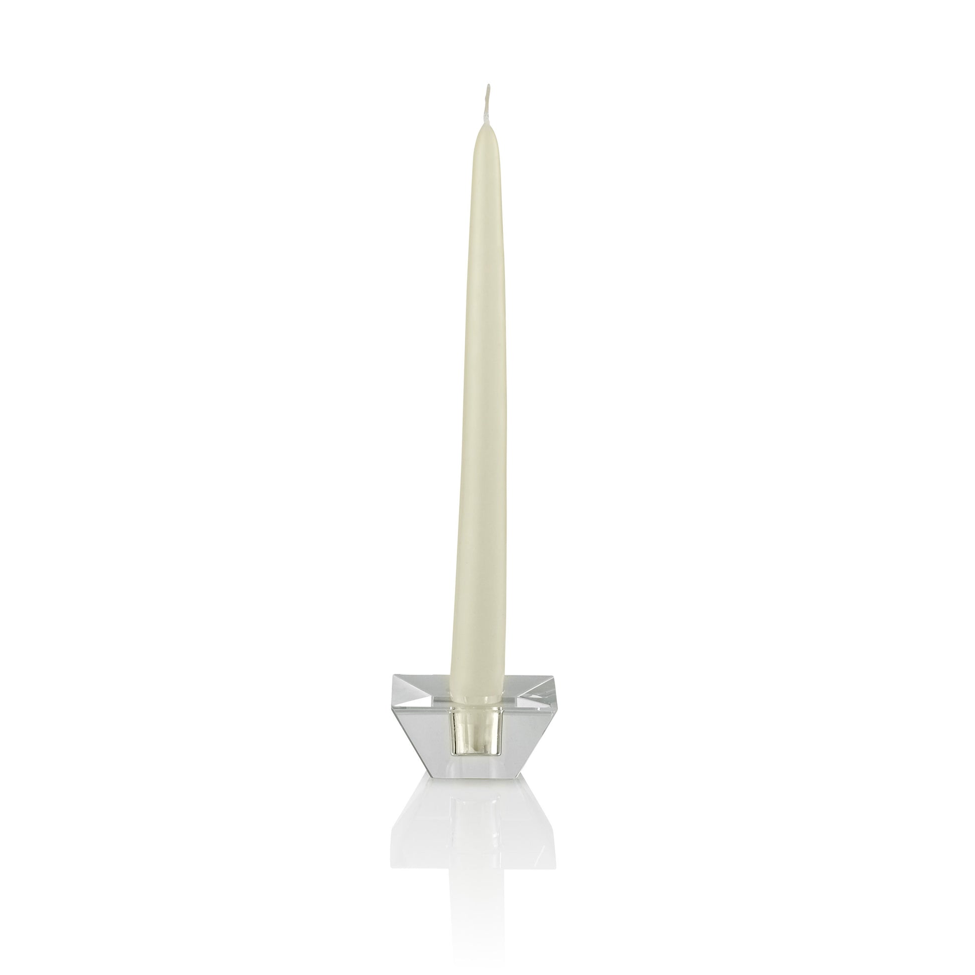 10 Inch Taper Candles, Bulk, Unscented, Set of 144, 1 Gross-taper candles-Ivory-TableTopLighting.com