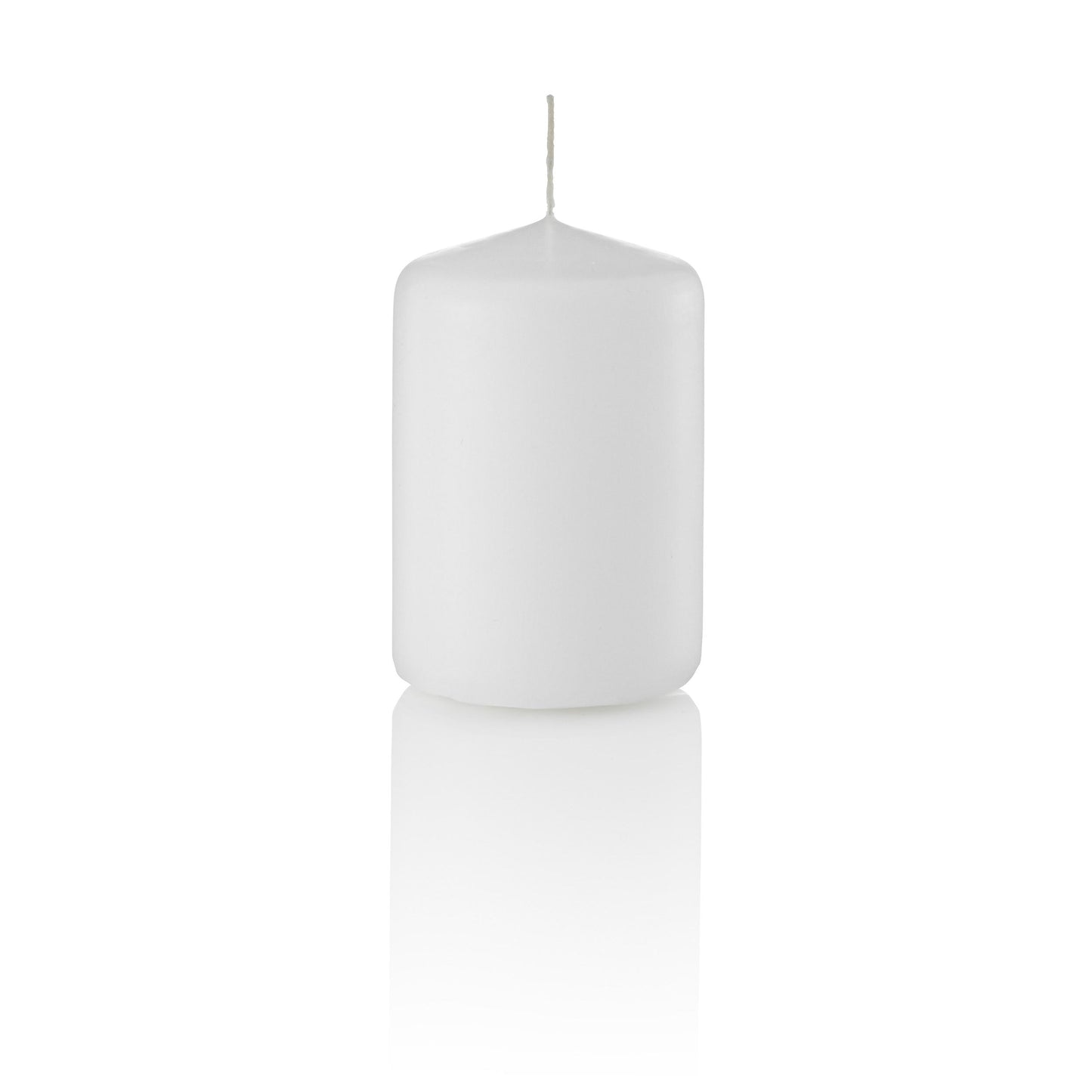 2 x 3 Pillar Candles, White, Unscented, Set of 36-pillar candles-TableTopLighting.com