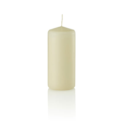 2 x 4.5 Pillar Candles, Bulk, Unscented, Set of 36-pillar candles-Vanilla Unscented-TableTopLighting.com