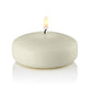 Large 3" Floating Candles, Ivory, Unscented, Set of 72-floating candles-TableTopLighting.com