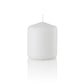 3 x 3 1/2 Pillar Candles, White, Unscented, Set of 12-pillar candles-TableTopLighting.com