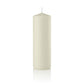 3 x 9 Pillar Candles, Unscented, Bulk Set of 12-pillar candles-Ivory-TableTopLighting.com