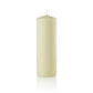 3 x 9 Pillar Candles, Unscented, Bulk Set of 12-pillar candles-Vanilla Unscented-TableTopLighting.com
