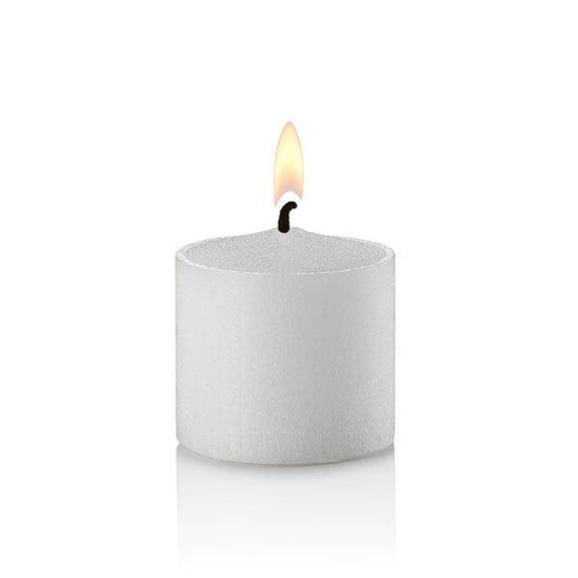 Small Luminary Candle, White, Set of 432-luminary-TableTopLighting.com