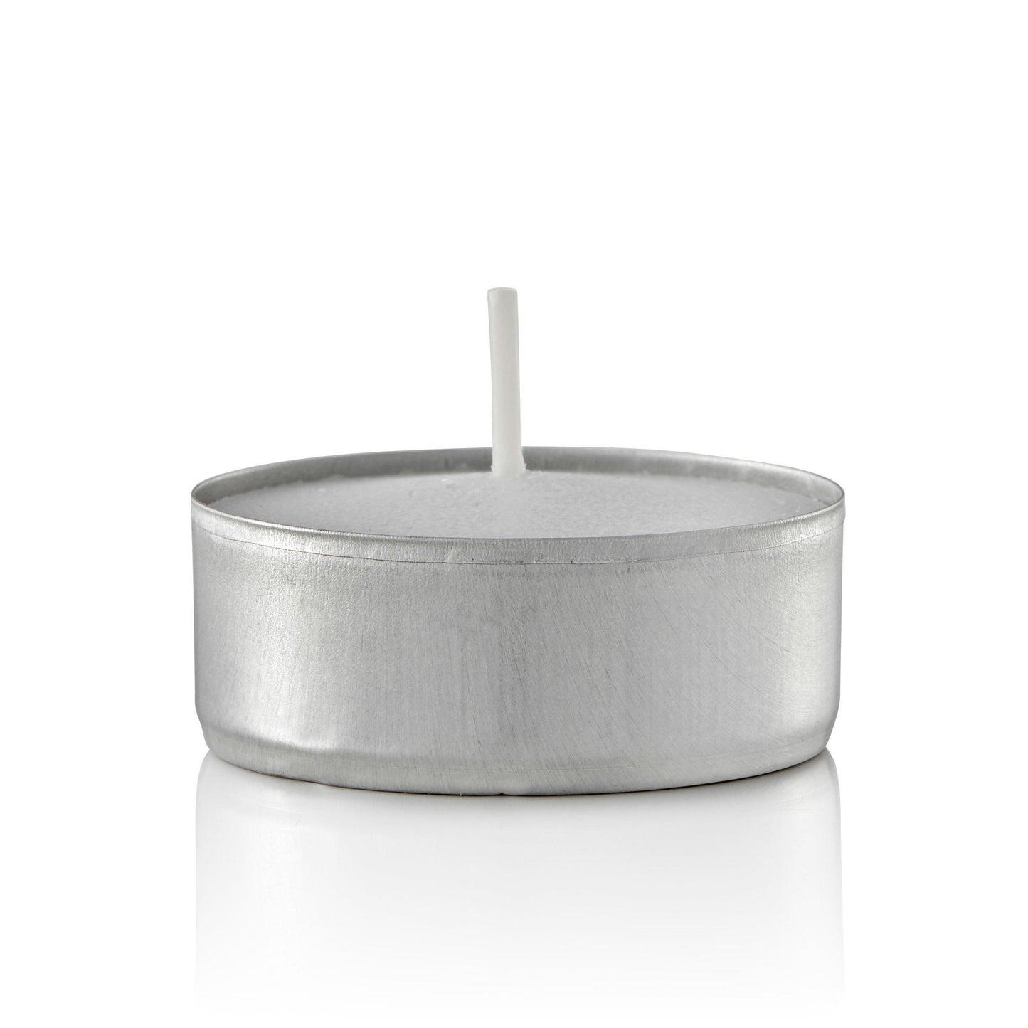 5 Hour Tealight Candles in Metal Cups, White, Unscented, Set of 500-tealight candles-TableTopLighting.com